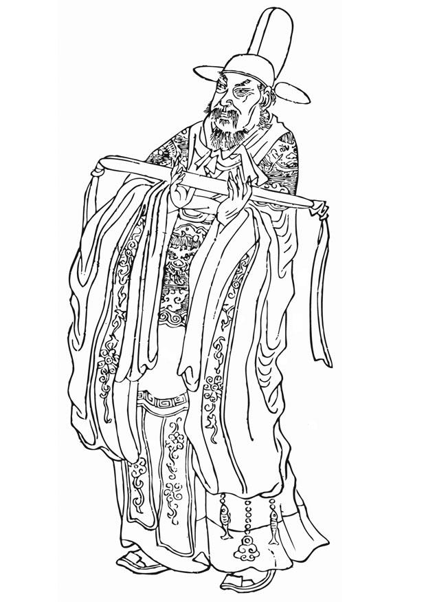 zhang xun Kleurplaat zhang xun