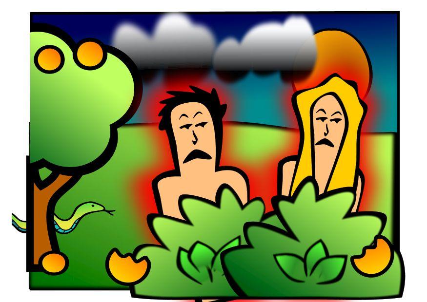 adam en eva - droevig Afbeelding adam en eva - droevig