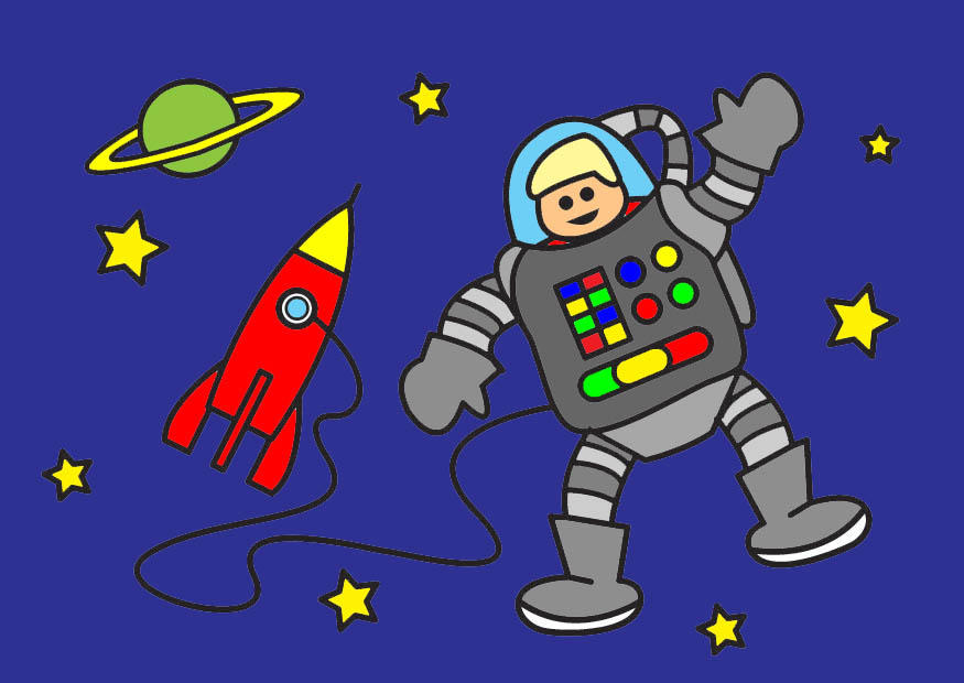 Afbeelding astronaut 