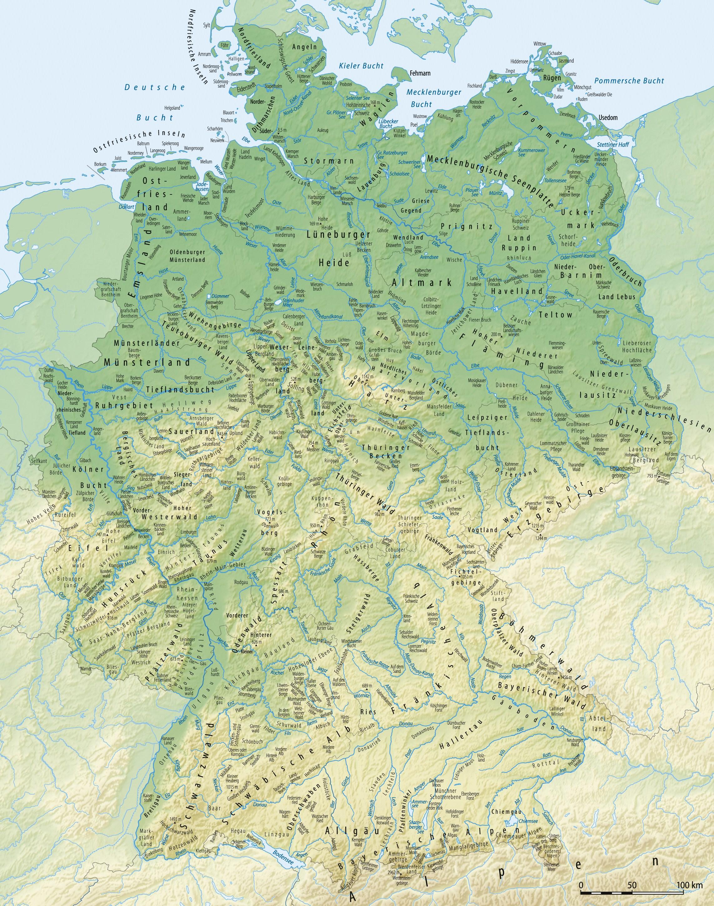 Afbeelding duitsland - landschappen