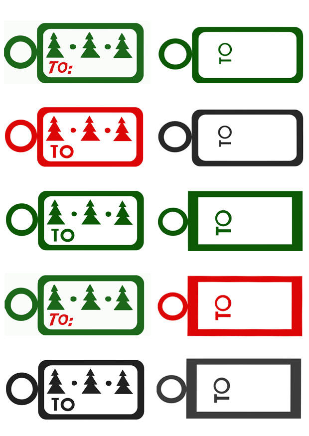 Afbeelding kerstgeschenk kaartjes 