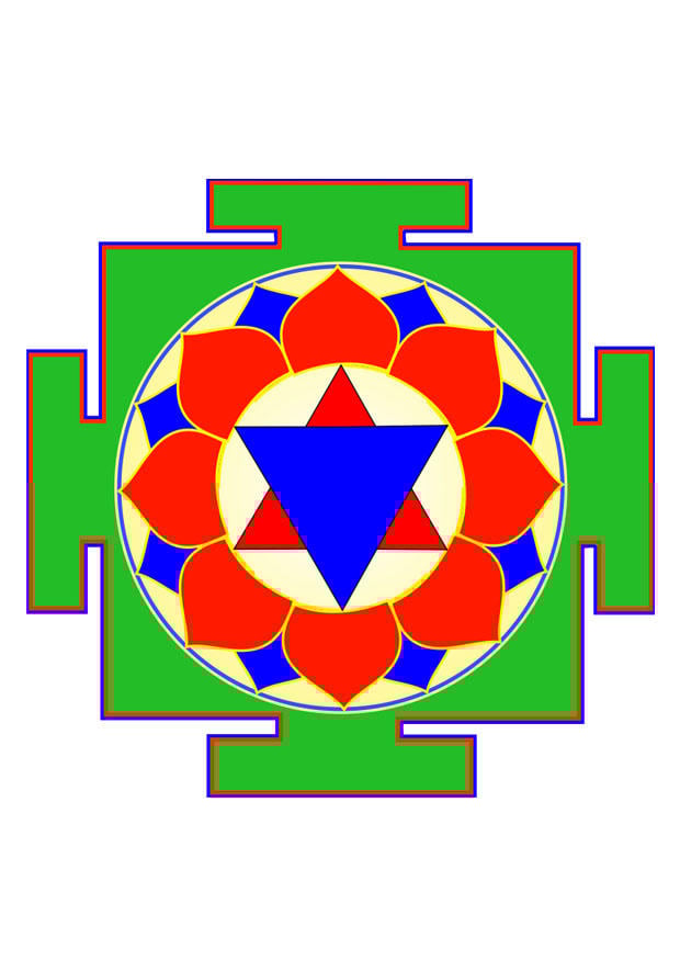 Afbeelding krishna yantra