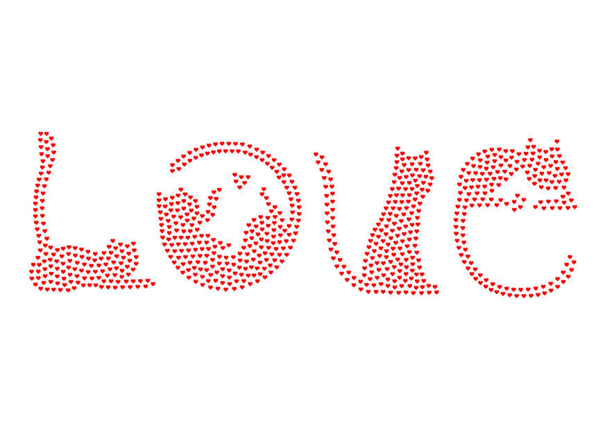 Afbeelding love - katten