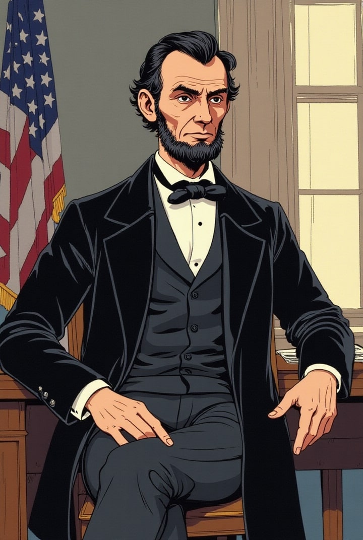 Afbeelding president abraham lincoln