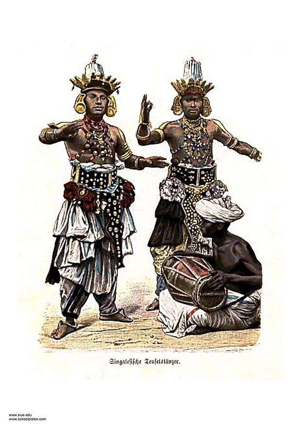 Afbeelding senegalese dansers 1880