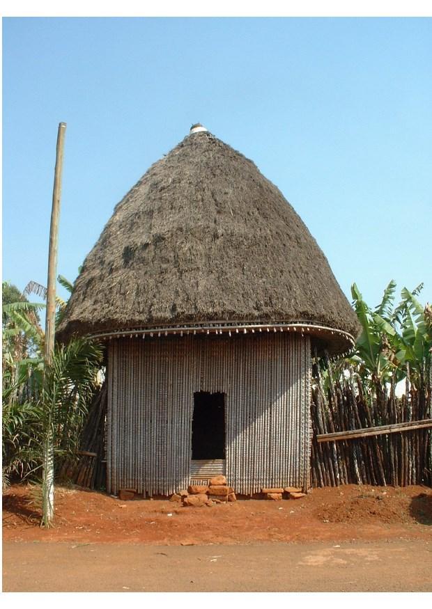 afrikaanse hut Foto afrikaanse hut