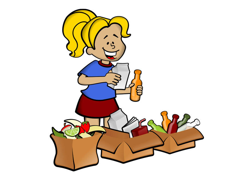 afval sorteren Afbeelding afval sorteren