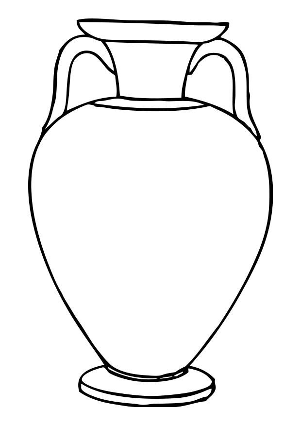 amfora Kleurplaat amfora