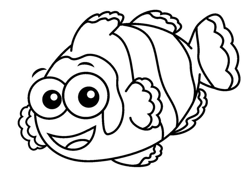 anemoonvis Kleurplaat anemoonvis