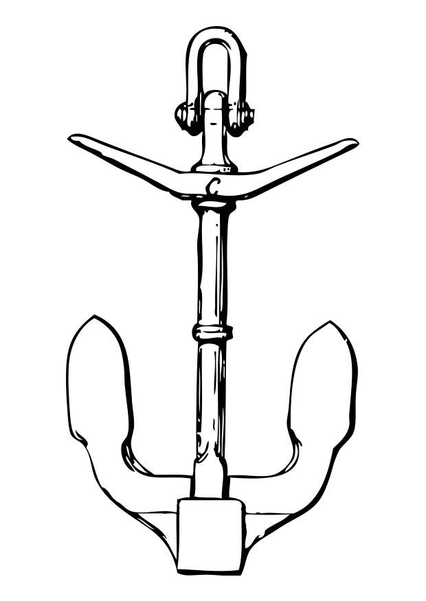 anker Kleurplaat anker