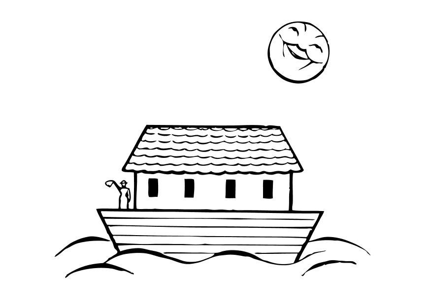 ark van noah Kleurplaat ark van noah