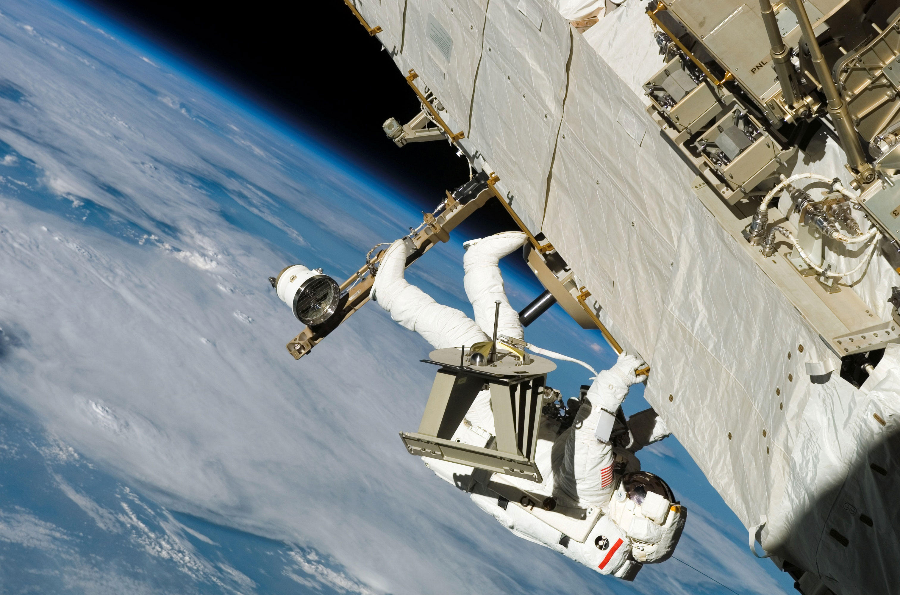 astronaut in de ruimte Foto astronaut in de ruimte