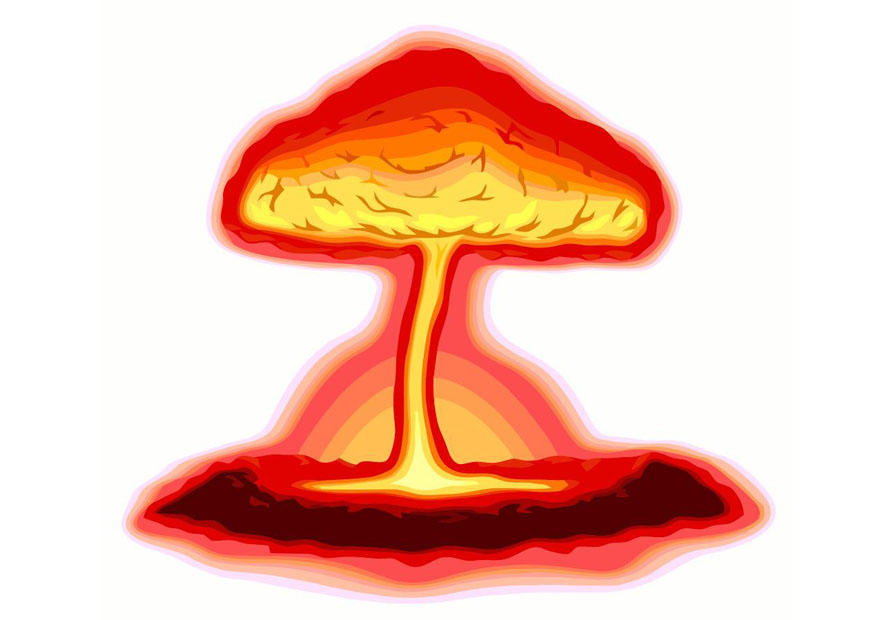 atoomexplosie Afbeelding atoomexplosie