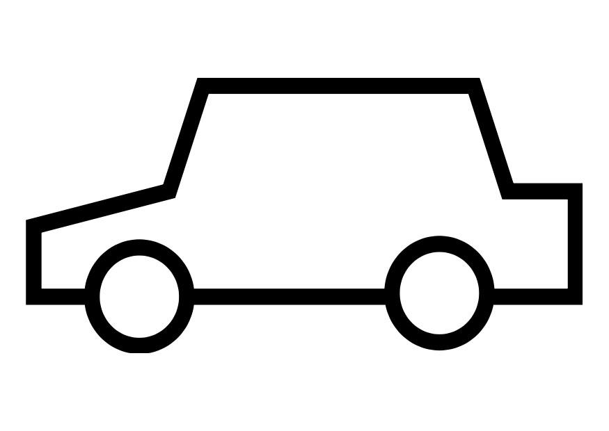 auto Kleurplaat auto