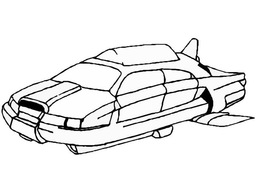 auto Kleurplaat auto