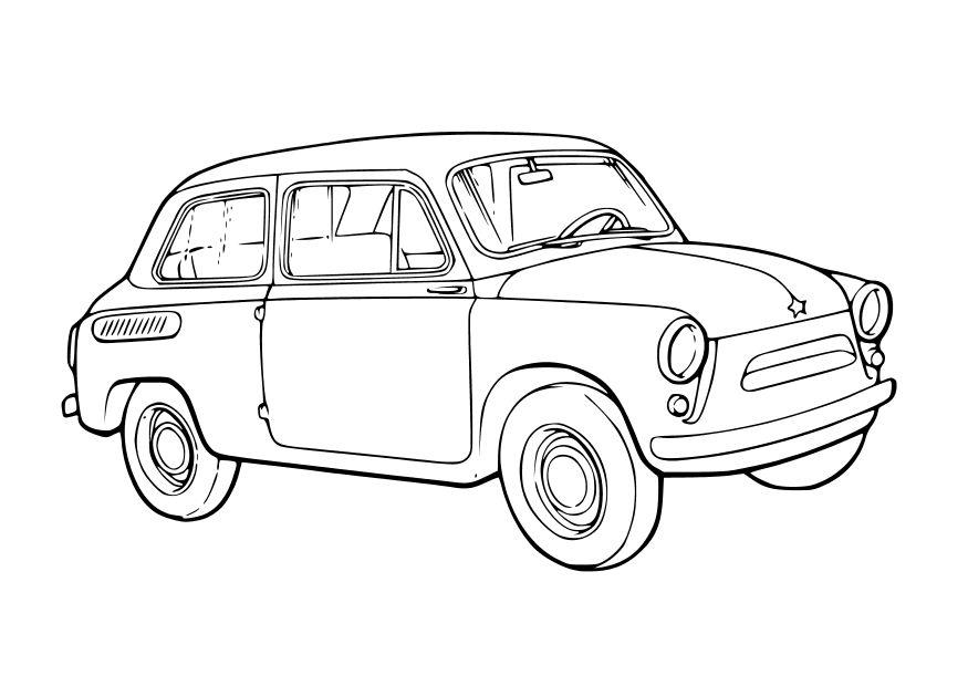 auto_zaz_965 Kleurplaat auto_zaz_965