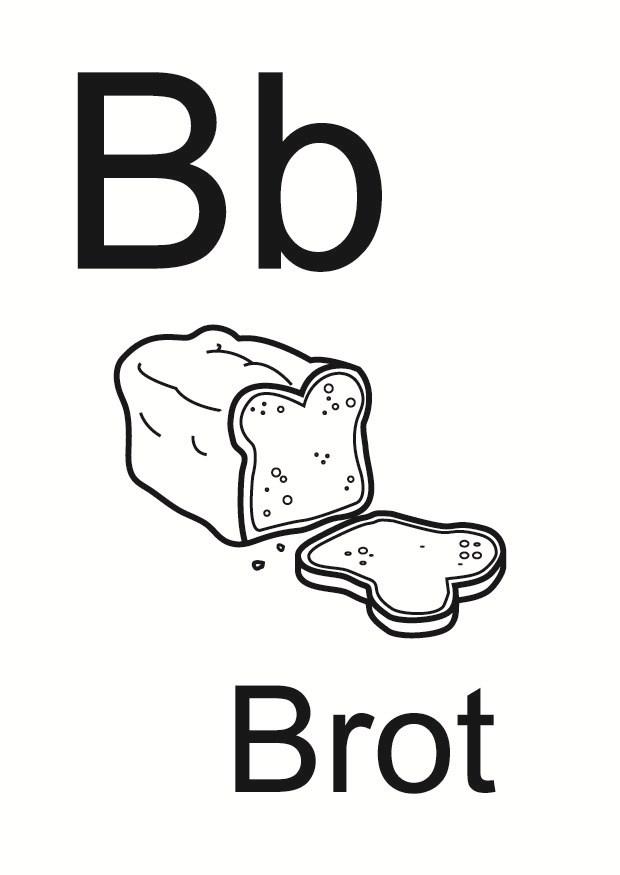 b Kleurplaat b
