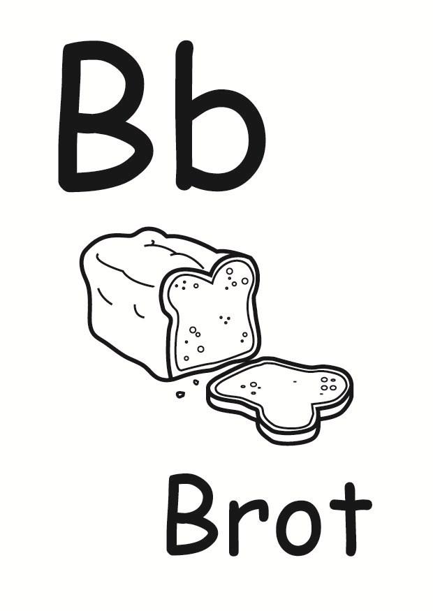 b Kleurplaat b