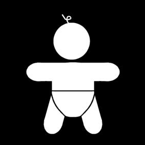 baby Kleurplaat baby