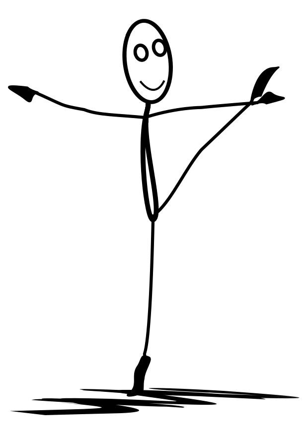 ballet Kleurplaat ballet