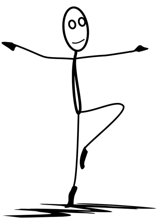 ballet Kleurplaat ballet