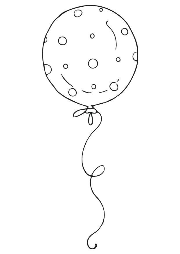 ballon Kleurplaat ballon