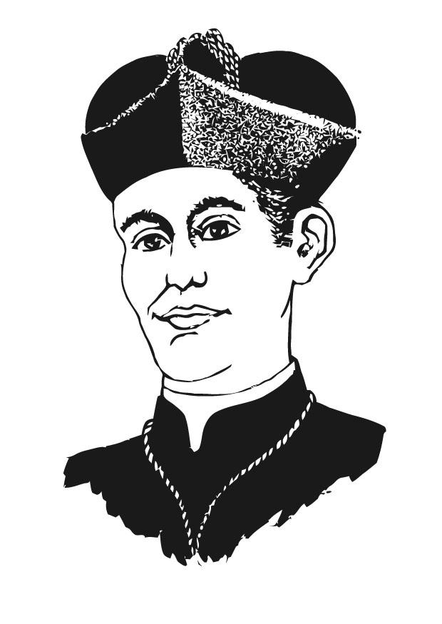 baret Kleurplaat baret