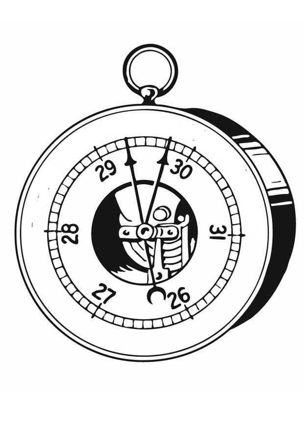barometer Kleurplaat barometer