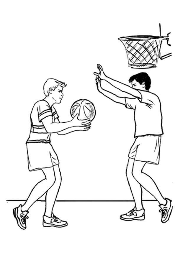 basket Kleurplaat basket