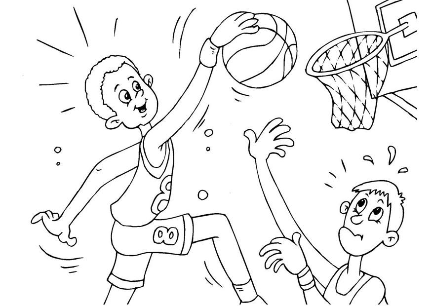 basket Kleurplaat basket