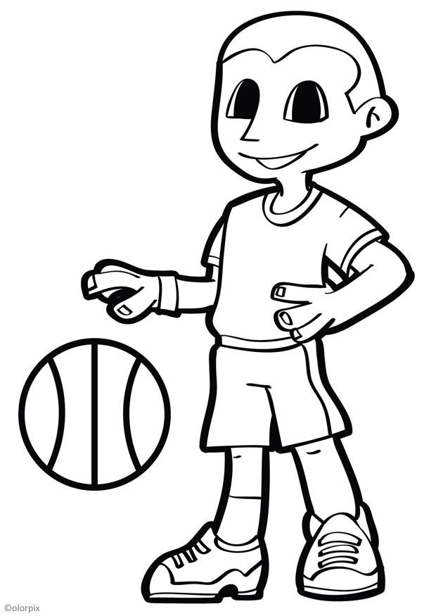basket Kleurplaat basket