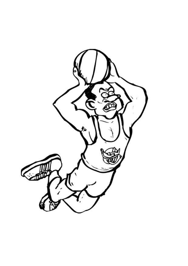 basket Kleurplaat basket