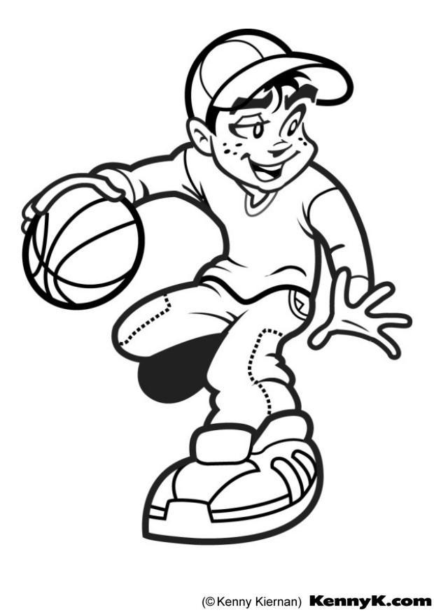 basket Kleurplaat basket
