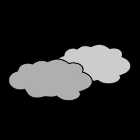 bewolkt Kleurplaat bewolkt