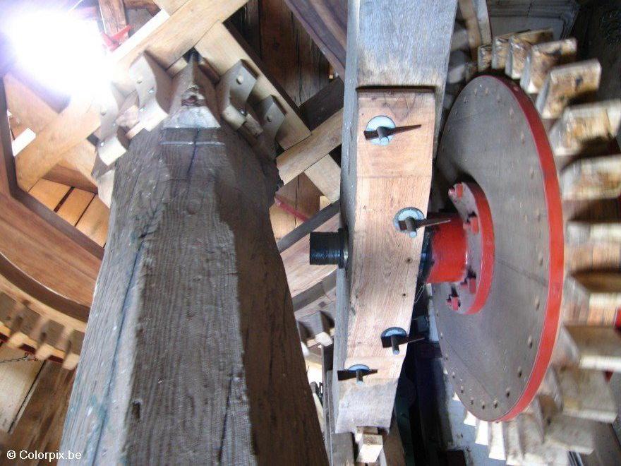 binnenwerk molen 2 Foto binnenwerk molen 2