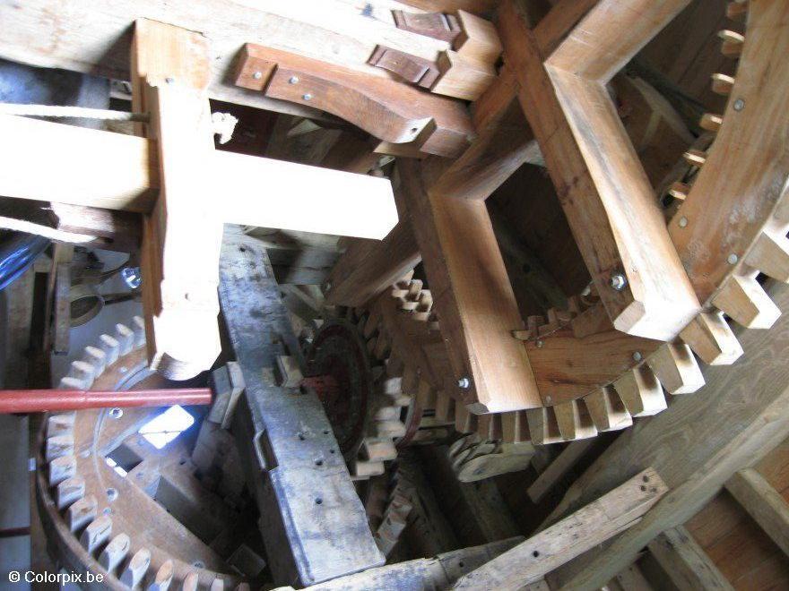 binnenwerk molen Foto binnenwerk molen