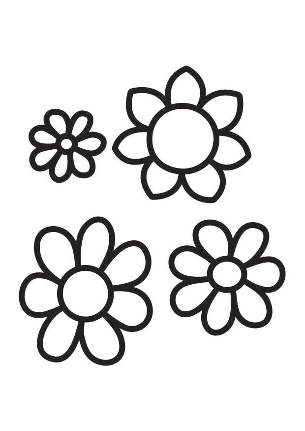 bloemen Kleurplaat bloemen