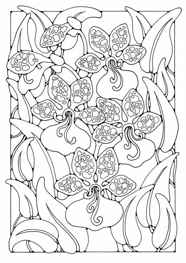 bloemen Kleurplaat bloemen