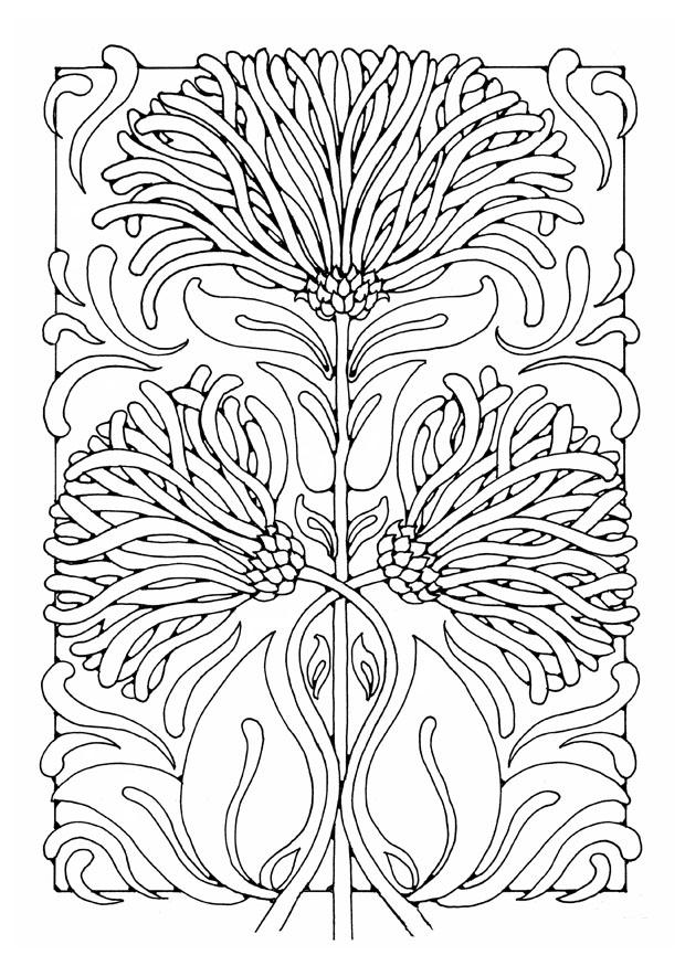 bloemen Kleurplaat bloemen