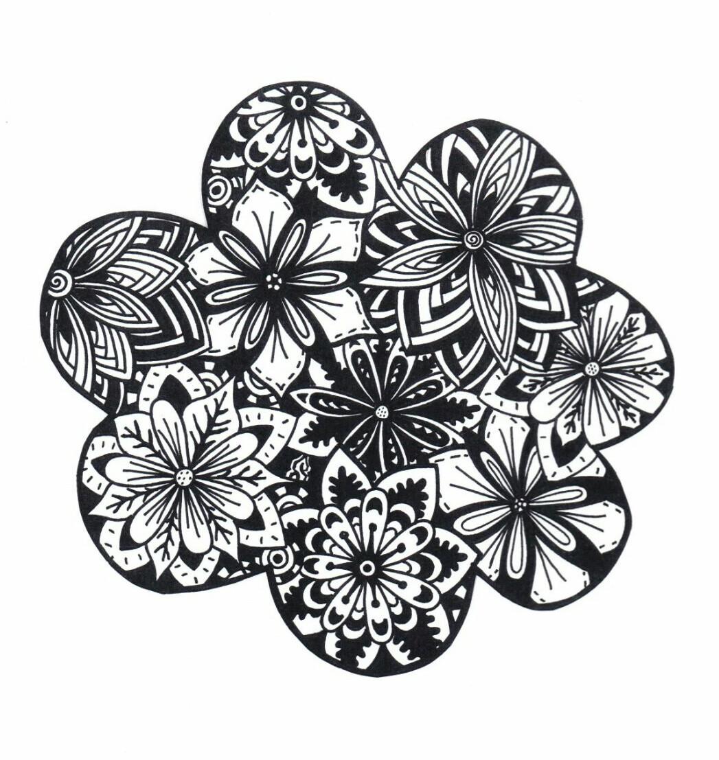 bloemen Kleurplaat bloemen