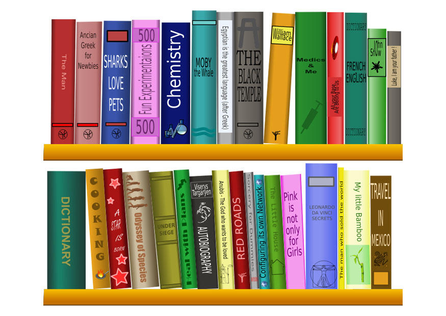 boekenrek Afbeelding boekenrek