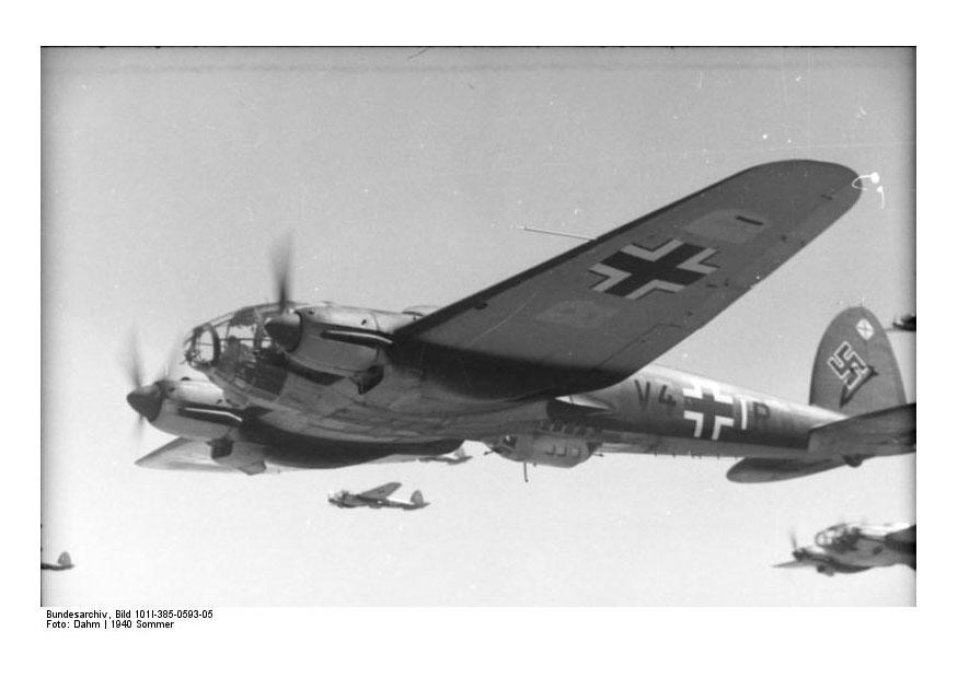 bommenwerpers over het kanaal - frankrijk Foto bommenwerpers over het kanaal - frankrijk