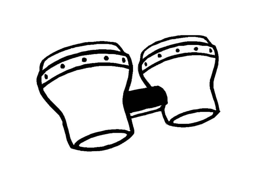 bongos Kleurplaat bongos