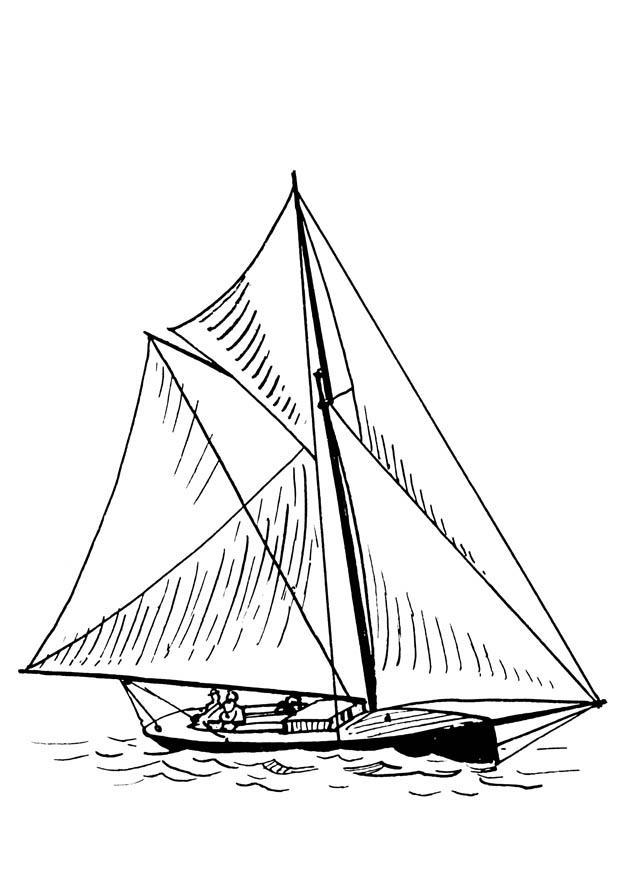 boot Kleurplaat boot