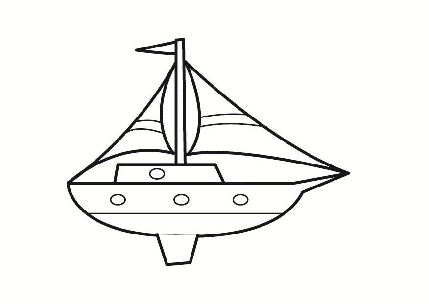 boot Kleurplaat boot