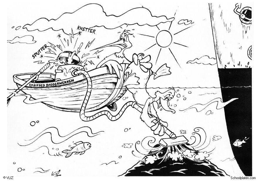 boot Kleurplaat boot