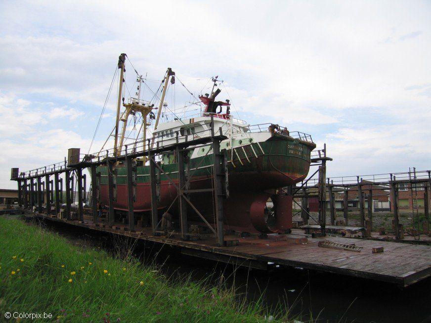 boot in dok Foto boot in dok
