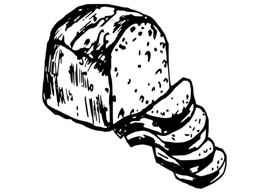 brood Kleurplaat brood