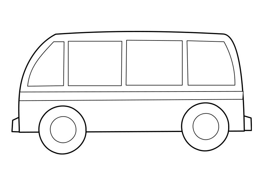 bus Kleurplaat bus