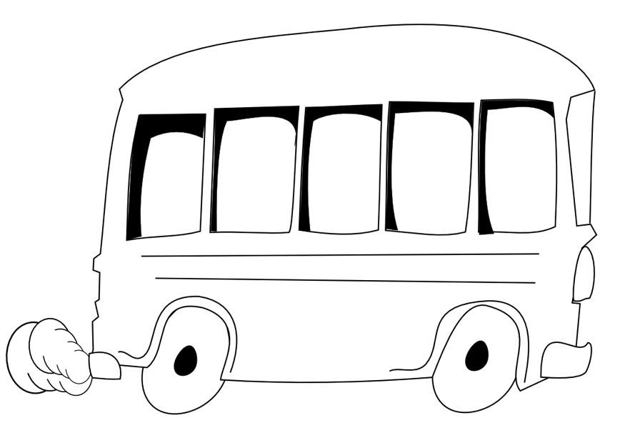 bus Kleurplaat bus